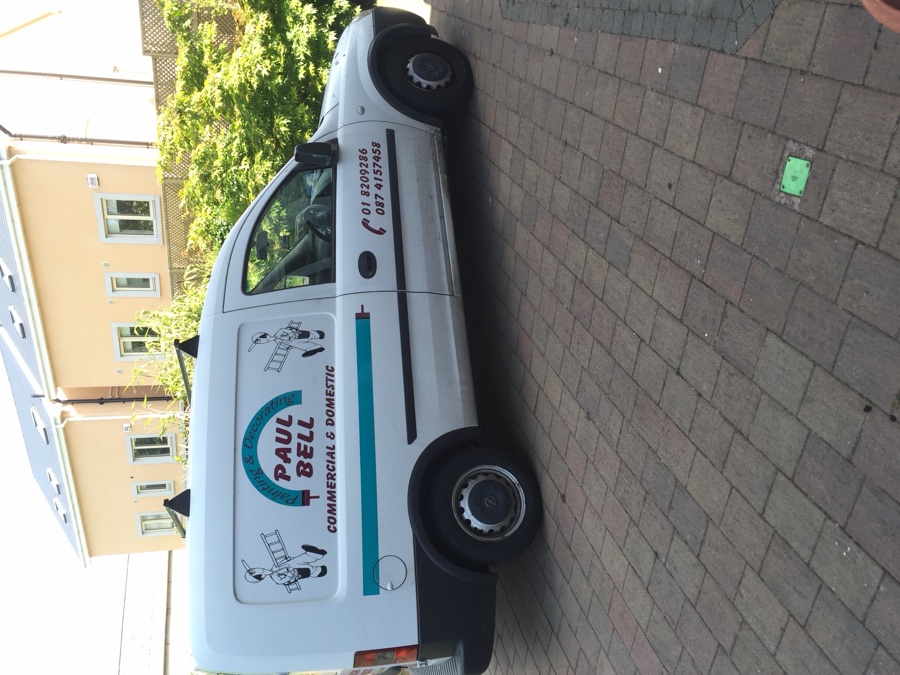 Paul Bell's painting and decorating van